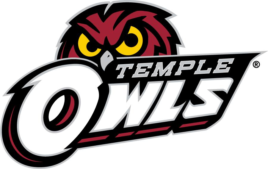 Temple Owls 2014-2017 Secondary Logo v2 iron on transfers for T-shirts